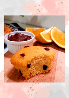 Muffin Sem Açúcar Sabor Laranja com Gotas de Chocolate Belive 40g - comprar online