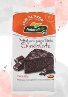 Mistura Para Bolo Sem Glúten 480g Natural Life