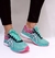 TÊNIS ASICS VERDE ÁGUA / ROSA FEMININO