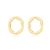 Brinco Oval Organic Liso