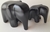 Conjunto Família de elefante -preto fosco - comprar online