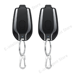 1/2/3 pçs portátil mini chaveiro carregador 1500mah bateria externa de carrega - Point store