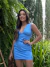 Conjunto Cropped e Saia Azul - loja online