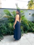Vestido Longo Com Amarração No Pescoço - TILLIT
