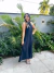 Vestido Longo Com Amarração No Pescoço - loja online