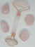 Roller Facial de Quartzo Rosa - Aumenta Circulação, Drenagem Linfática