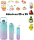 Kit de Garrafa de Água Squezee 300ML+900ML+2000ML - loja online