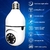 Câmera de segurança WiFi 360º com encaixe lâmpada bocal
