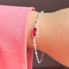 Pulseira losango red