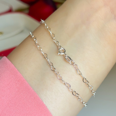 Pulseira elos corações