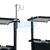 Trolley for sedation equipment with support on internet