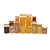 ￼Kit 11 potes de vidro herméticos com tampa de bambu 200ml, 400ml, 600ml, 800ml, 2L - Oikos - Ranthelly Queiroz