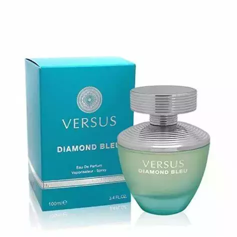 Perfume Árabe Feminino Versus Diamond Bleu Fragrance World 100ml