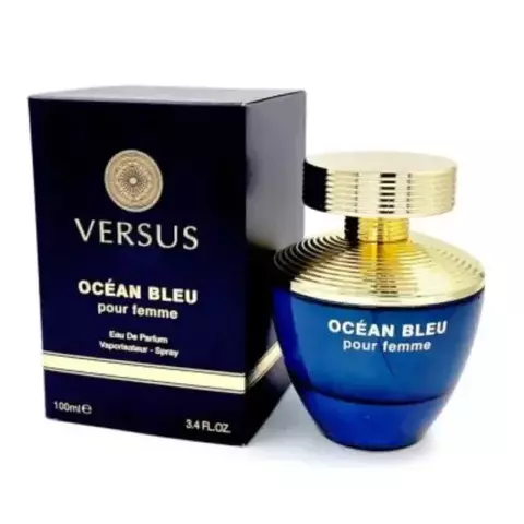 Perfume Árabe Feminino Versus Ocean Bleu Fragance World 100ml