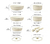 Ollas de ceramica mango desmontable (set 9 pcs) - comprar online