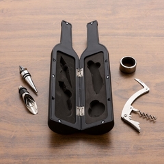 Kit Vinho Garrafa 4 peças Cod KG019