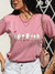 T-shirt 100% algodão
