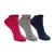 Kit 3x1 Meia Feminina Sapatilha Adulto