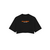 Camiseta Cropped Preta - Queria Gostar Menos - comprar online