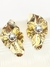 Brinco maxi bicolor - DOURADO/PRATA - comprar online