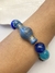 Pulseira contas azuis - AZUL na internet