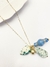 Colar longo contas marmo atelier - AZUL - comprar online