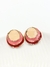 Brinco tricolor esmaltado - ROSA - comprar online