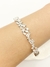Bracelete cristais - PRATA na internet