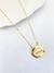 Colar medalha búzios - DOURADO
