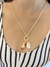Colar longo concha com búzios - DOURADO - comprar online