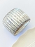 Bracelete maxi largo risquinhos - PRATA