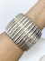 Bracelete maxi largo risquinhos - PRATA - comprar online