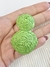 Brinco palha bolas - VERDE na internet