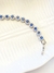 Pulseira cravejada zircônia - P. AZUL na internet
