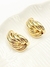 Brinco entrelaçado pressão - DOURADO - comprar online