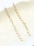 Brinco gotas longo cristais zircônia - DOURADO - comprar online