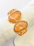 Bracelete com pedras resina marmo - LARANJA na internet