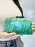 Clutch resina marmo - VERDE na internet