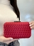Clutch quadrada tressê - VERMELHO na internet