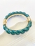 Bracelete torçido resina - VERDE - comprar online