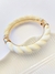 Bracelete torçido resina - MARFIM - comprar online