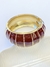 Bracelete grossinho esmaltado - VINHO - comprar online