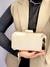 Clutch quadrada efeito espelho - DOURADO