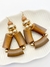 Brinco madeira maxi - MADEIRA ESCURA - comprar online