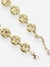 Cinto dourado metálico - DOURADO - comprar online