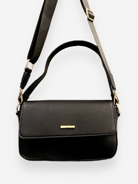 Bolsa bag retangular material sintétcio - PRETO - comprar online