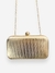 Clutch material sintérico arredondada - DOURADO - comprar online
