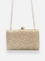 Clutch tecido bege - BEGE - comprar online