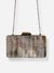 Clutch metálica riscadinha - GRAFITE - comprar online