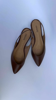Sapatilha Slingback Bico Fino na internet